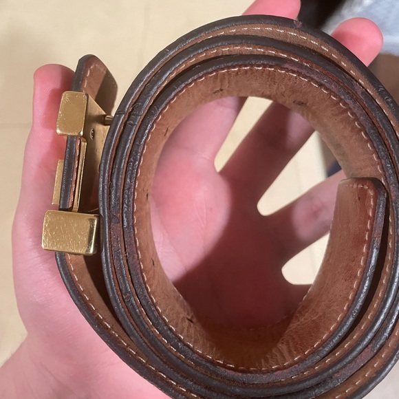 Louis Vuitton Belt M9608 Brown Monogram Size 95/38 - Picture 6 of 7